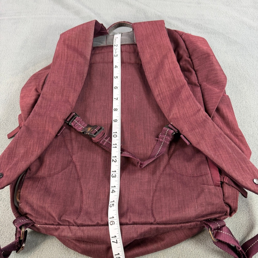 Lululemon Athletica Backpack Maroon Heathered Laptop Bag Commuter Travel - Picture 8 of 10